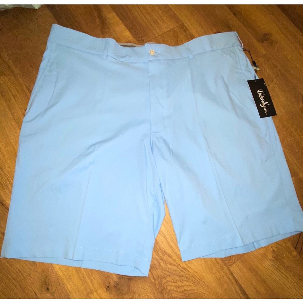 Walter Hagen Perfect 11 Golf Shorts Size 42 Big & Tall Blue 10" Inseam